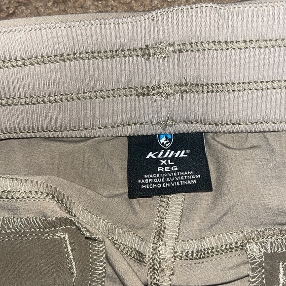 Kuhl Freeflex Move Pants Mid-Rise Water Resistant Khaki Beige XL - Picture 8 of 9